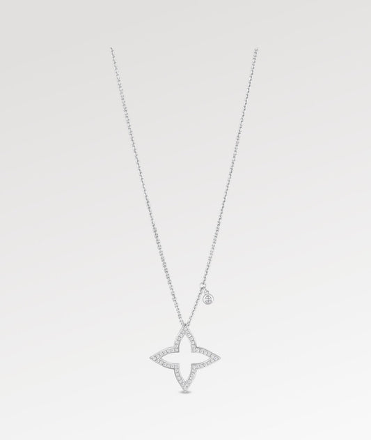 Louis Vuitton Blossom Pendant 18K Gold Necklace