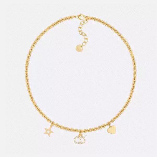 Dior 30 Montaigne Choker 18K Gold Necklace