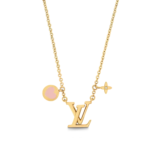 Louis Vuitton Iconic Heart 18K Gold Necklace